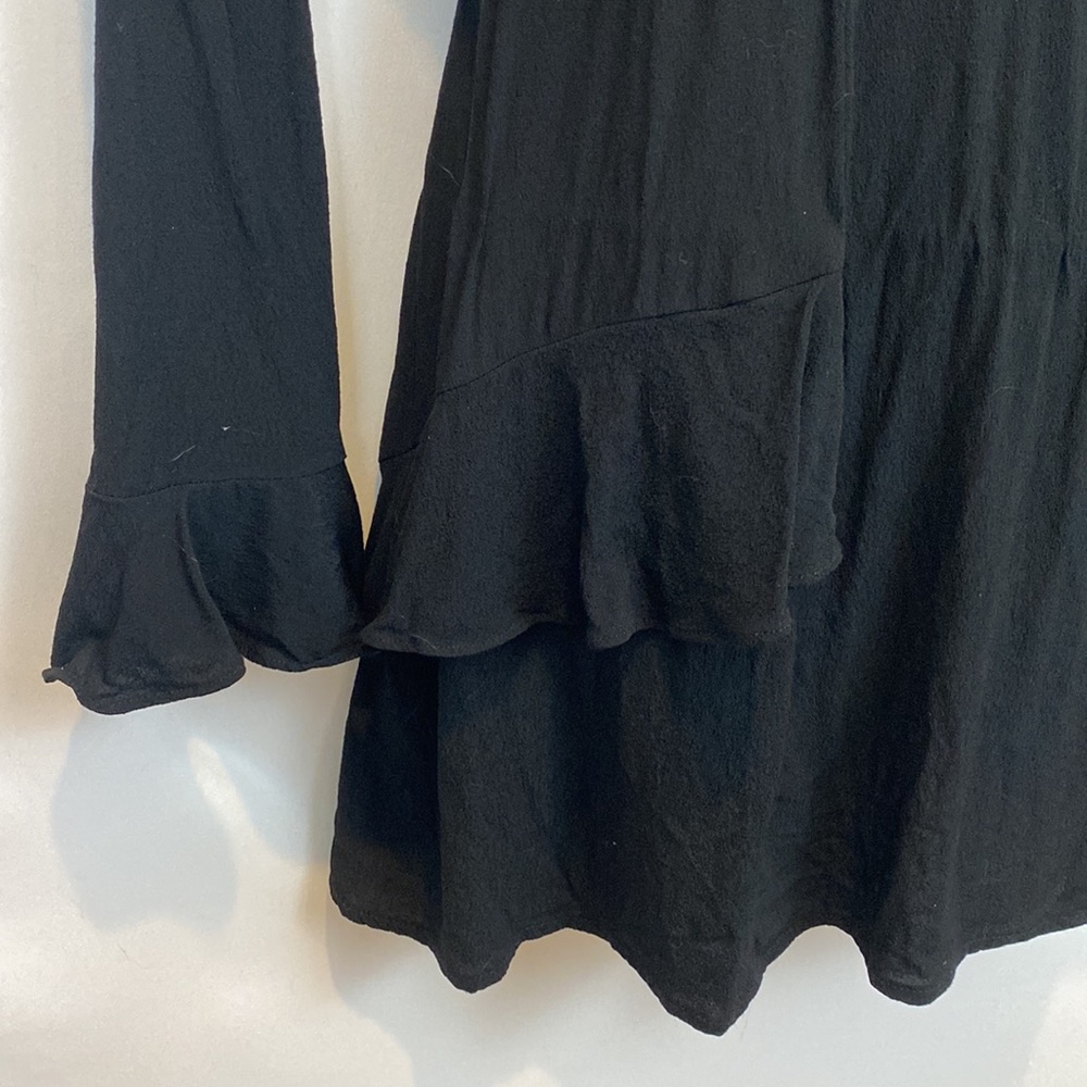 For Love and Lemons Claire Deep V mini dress size XS in black size XS - Picture 10 of 16